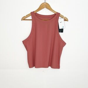 Nike Womens Ribbed Zenvy Dri Fit Tank Top Size XL